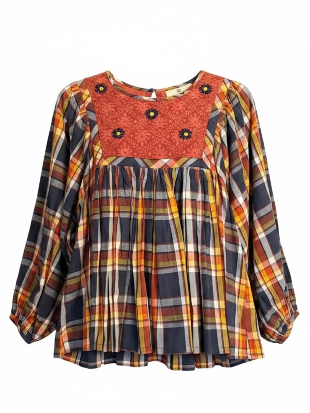 Anthropologie, Kopal Peasant Top Size Large